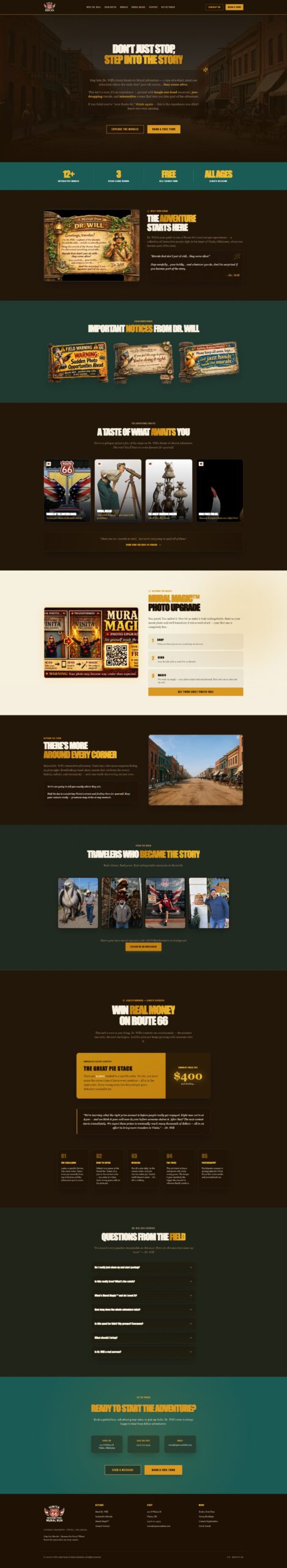 Vinita Interactive Mural Run